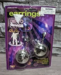 Forum Novelties Disco Ball Earrings Halloween Costume Accessory 70'S Dance Decor. Fixed Price $7.95.
