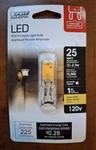 Feit T4 G9 Led Bulb Soft White 25W Equivalence. Fixed Price $8.60.