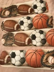 Custom Sports: Basketball Football Soccer Baseball Ceiling Fan. Fixed Price $119.90.