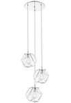 New Boulder Multi Light Pendant, Three Cluster, 63127LEDDLP-MSS/CLR. Fixed Price $235.00.