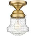 Z-lite 736F1-HBR Vaughn Light Inch Heritage Brass Flush Mount Ceiling. Fixed Price $48.00.