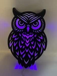 Light Up Color Changing Owl Decoration 3D Printed Wall Extra Large Xl 9. Fixed Price $25.99.