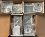 Lot Of 4 Kinetics Colorblast 12 16-000002-00 White Led Wash Light. Fixed Price $400.00.
