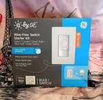 General Electric Wire Free Smart Switch W/ Led Bulb Starter Kit Motion. Fixed Price $10.99.