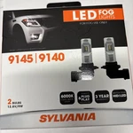 Sylvania Super Bright 9145 / 9140 H10 6000K White Led Fog Light Bulb - 2 Pack. Fixed Price $54.00.