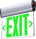 Led Edge-lit Emergency Exit Sign With Battery Backup Ul Listed, Green Light. Fixed Price $79.99.