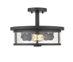 Z-lite 462SF14 Savannah Light 14"W Semi-flush Drum Ceiling Bronze. Fixed Price $195.88.