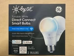 New Ge Cync Tunable White Direct Connect Smart Led Dimmable Bulbs 2-PACK A19. Fixed Price $18.00.