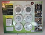 New Lightmates Power Series Wireless Led Puck Lights 6-PACK With Remote Nib. Fixed Price $7.50.