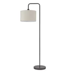 Globe Electric Barden 58 In. Dark Bronze Floor Lamp With Beige Fabric Shade. Fixed Price $49.99.