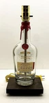 Makers Mark Private Selection Liquor Bottle Table Lamp Light & Wood Base Bar. Fixed Price $54.49.