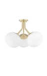 Mitzi H134603-AGB Estee Light Semi Flush. Fixed Price $330.00.