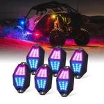 6PODS Rgbw Led Rock Lights Offroad Music Wireless Bluetooth Underglow Neon. Fixed Price $69.99.