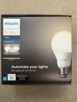 Philips Hue Dimmable White A19 Led Bulbs Bridge 2.1 Starter Kit Brand New. Fixed Price $56.99.