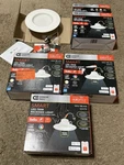 4PK-COMMERCIAL Electric 5/6 In. Smart Led Trim Recessed Light W/ Accent & Night. Fixed Price $64.99.
