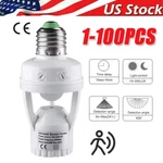 Infrared Pir Motion Sensor E27 Led Light Lamp Bulb Holder Socket Switch 110/220V. Fixed Price $100.29.