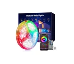 Ledagic 50FT Rgb Strip Lights Music Sync Color Changing With Remote App. Fixed Price $9.09.