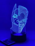 Dc's Batman/joker Combo 3D Led Lamp Night Light W/free Shipping. Fixed Price $26.95.