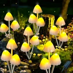 6 Pack Solar Mushroom Lights Outdoor Garden Decor 18LED Modes Path Yard Lawn. Fixed Price $34.99.