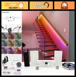 Motion Sensor Led Stair Kit - 16.4FT Rgb Cuttable Indoor Strip Lighting. Fixed Price $89.99.