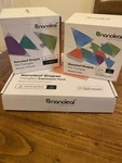 Huge Nanoleaf Triangles W/ Starter Pack & Expansion Kit 18 Tile Linkers Open Box. Fixed Price $225.00.