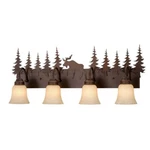 Vaxcel Yellowstone 4L Vanity Burnished Bronze - VL55604BBZ. Fixed Price $359.99.