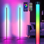 Corner Floor Lamp, 2 Pack Led With App/remote/button Control, Sma.... Fixed Price $86.73.