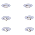 Commercial Electric In. R30 White Recessed Eyeball Trim (6-PACK) T3. Fixed Price $48.36.