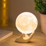 Mydethun 3.5 3D Moon Lamp Inch, White & Yellow Non-engraved. Fixed Price $20.41.