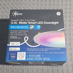 Ge Cync Reveal Hd+ 4-IN Smart Led Downlight, Dimmable, Alexa/google. Fixed Price $24.99.