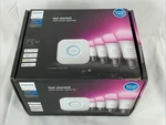 Philips Hue E26 75W Equivalent Dimmable Led Smart Bulb Starter Kit 563296 (3295). Fixed Price $104.99.