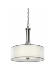 Kichler Lacey Modern Antique Pewter Drum Pendant Lighting Fixture. Fixed Price $300.00.