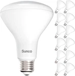 Sunco 12 Pack BR30 Light Led, Recessed Can Bulbs, Indoor Flood Bulb,. Fixed Price $43.01.