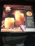 Northpoint 2 Piece Led Safe Flameless Flicker Candles Set With Wireless Remote .. Fixed Price $16.99.