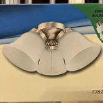 Westinghouse Ceiling Fan Light Kit Brushed Nickel. Fixed Price $25.00.