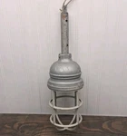 Vintage Appleton Form 100 Explosion Proof Light W/ Cage & Globe. Fixed Price $55.00.