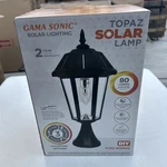 Gama Sonic Pagoda Bulb Solar Black Outdoor Wall Pier 3" Fitter Mount GS-149BFPW. Fixed Price $137.89.