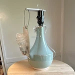 Project 62 Small Wren Base Green Ceramic Table Lamp, Rotary Knob, 13W Cfl. Fixed Price $14.99.