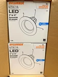 Pack New Sylvania LED/RT5/6/700/830/FL80 10W 5"/6" Recessed Kit 3000K 120V. Fixed Price $29.95.