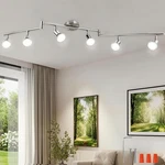 Aiboo 6-LIGHT Adjustable Dimmable Track Lighting Kit, Flexible Foldable Arms,.... Fixed Price $47.99.