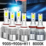 9005 9006 H11 Combo Cob Led Headlight Fog Lamp Bulb White 6000K High Low Beam Us. Fixed Price $21.98.