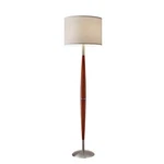 Adesso Hudson Dark Maple Floor Lamp. Fixed Price $247.99.