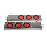 30" Spring-loaded Mud Flap Hanger Bar W/ Led Lights 2-1/2" Bolt Spacing. Fixed Price $219.99.