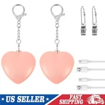 2PCS Rechargeable Heart Shape Touch Sensing Light Keychain Creative Gifts 2026. Fixed Price $14.99.