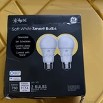 Ge Cync Smart Light Bulbs, Bluetooth Enabled Soft White (2PACK). Fixed Price $11.90.