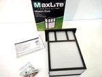 Maxlite Outdoor Led Wall Lantern Mission Style Black 14W 2700K W/photocell Metal. Fixed Price $34.99.