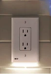 Led Night Light Wall Plate White For Decor-style Outlets. Fixed Price $15.00.