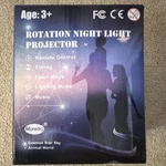 Moredig Rotation Night Light Projector Cosmos Star Sky Remote Music Black. Fixed Price $35.00.