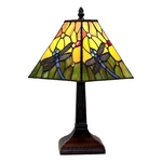 Amora Vintage Tiffany Table Lamp - Floral Blue Dragonfly Night Light .... Fixed Price $105.50.