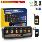 6 Gang Wireless Remote Control Switch Panel Led Light On/off Circuit Box Utv 4X4. Fixed Price $117.96.